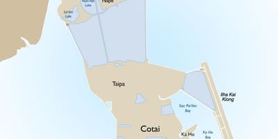 Карта зашеек Макао